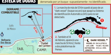 Apunta a huachicol el buque ‘fantasma’
