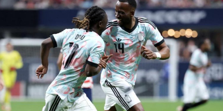 Humilla Bélgica con cinco goles a Estados Unidos en amistoso