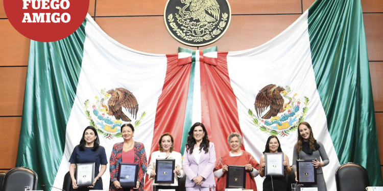 La senadora queretana