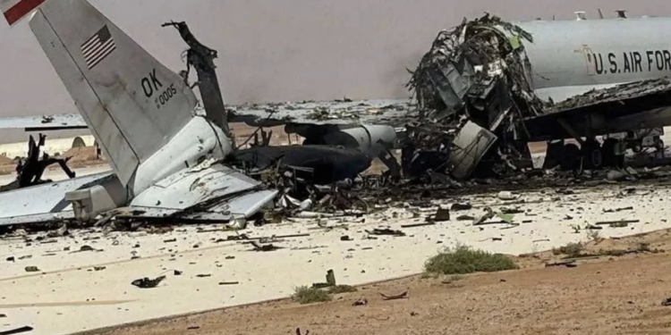 Destruye Irán avión de EU en ataque a base de Arabia Saudita