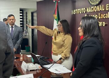 Toma protesta nueva Vocal Ejecutiva del INE en Querétaro: María Luisa Flores Huerta