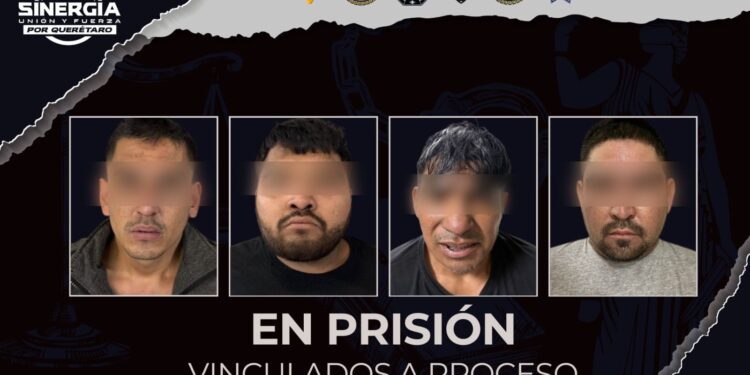 Tras cateos de Sinergia, cuatro hombres se encuentran en prisión por homicidio ocurrido en La Lira, Pedro Escobedo