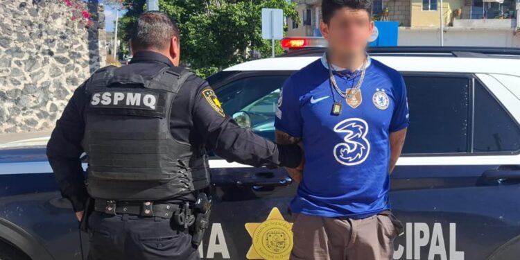 El “Zombi” detenido en la colonia Lázaro Cárdenas