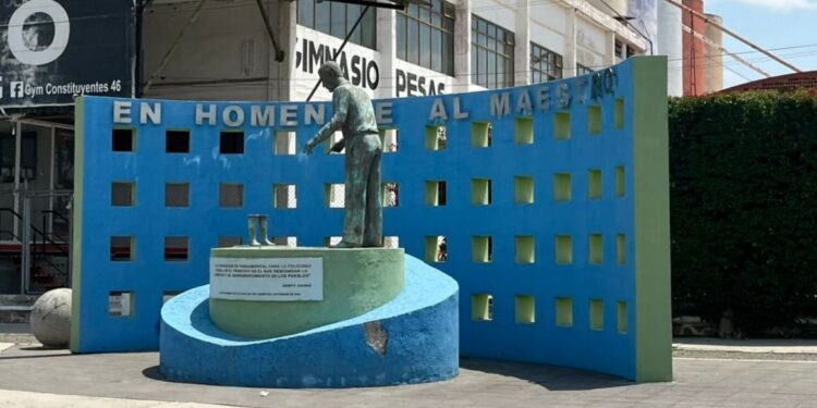 Aclaran desaparición de figuras infantiles del Monumento al Maestro