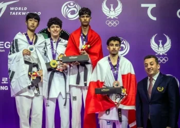 Ganan Cortés y Ponce oro y plata en Mundial Juvenil de TKD