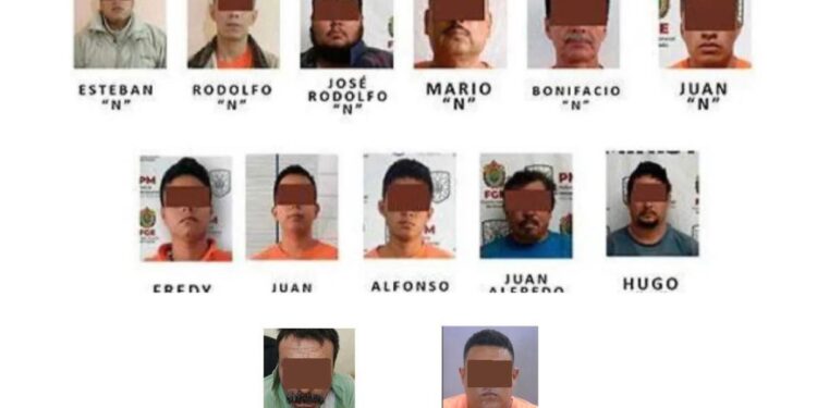 Dan 70 años de cárcel a 13 hombres por multihomicidio en Las Choapas, Veracruz