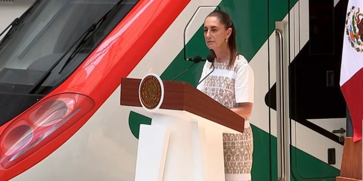 Sheinbaum inaugura el Tren Felipe Ángeles que conectará a la CDMX con el AIFA