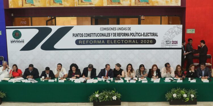 Avanza el Plan B de Reforma Electoral en comisiones de la Cámara de Diputados