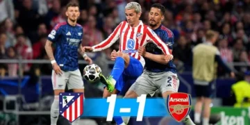 El Atlético perdona y deja todo abierto en Londres