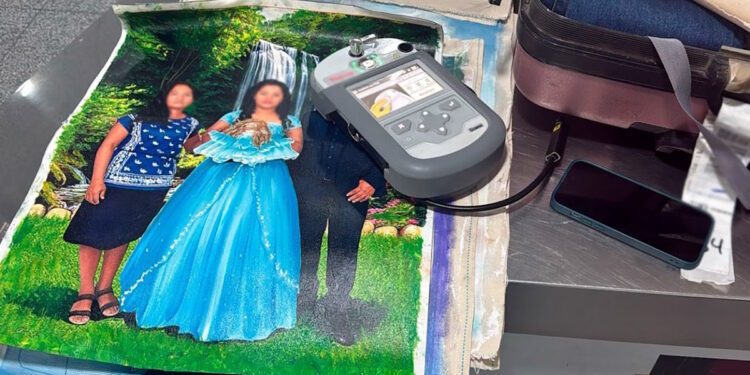 Detienen en el AICM a extranjero con cocaína oculta en lienzos
