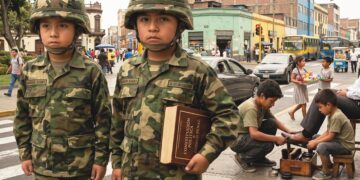 Niños dibujan un futuro con casco y leyes bajo el brazo