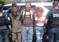 Dos masculinos y femenina detenidos por robo a vivienda.