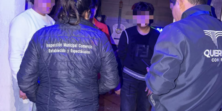 Suspenden fiesta clandestina con presencia de menores