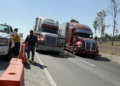 Transportistas bloquean la México-Querétaro