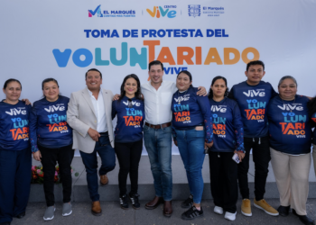 Encabeza Monsalvo toma de protesta del Voluntariado Vive en El Marqués