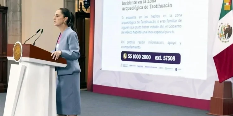 No hay arcos de seguridad en sitios arqueológicos: Sheinbaum