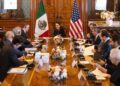 Sheinbaum aborda revisión del T-MEC con representante comercial de EE.UU.