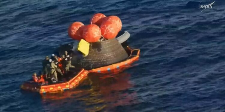 Termina con éxito Artemis II, la misión del regreso humano a la órbita lunar