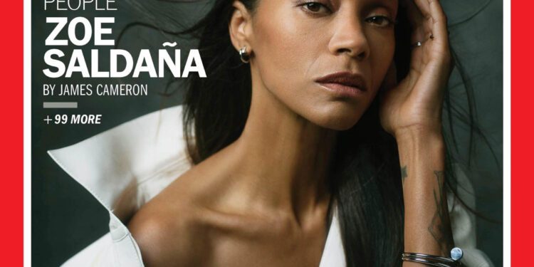 Destaca Zoe Saldaña en el Top 100 de Time
