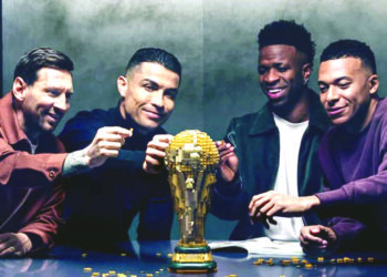 ‘Arman’ Messi, CR7, Mbappé y Vinicius juntos copa del mundo
