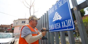 Realizan labores en calles y espacios públicos de San Juan del Río