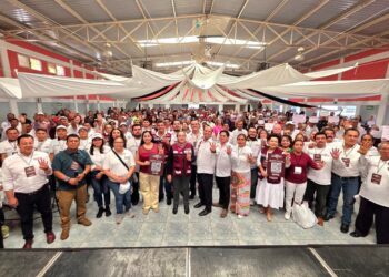 Protestan 400 Comités Distritales de Morena