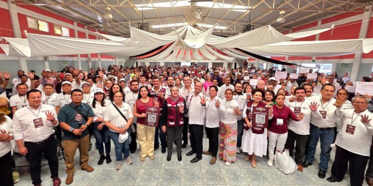 Alista Morena ejército de 125 mil personas rumbo al 2027