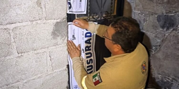 Suspenden actividades en establecimiento de San Miguel Galindo