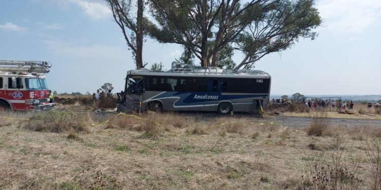 Vinculan a proceso a conductor de unidad de Amealcenses accidentada