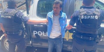 Detenido masculino en San Pedrito Peñuelas