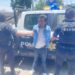 Detenido masculino en San Pedrito Peñuelas