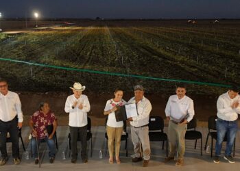 Inaugura Sheinbaum primera etapa del canal de Novojoa
