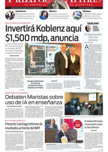 Portada 29 de mayo de 2026