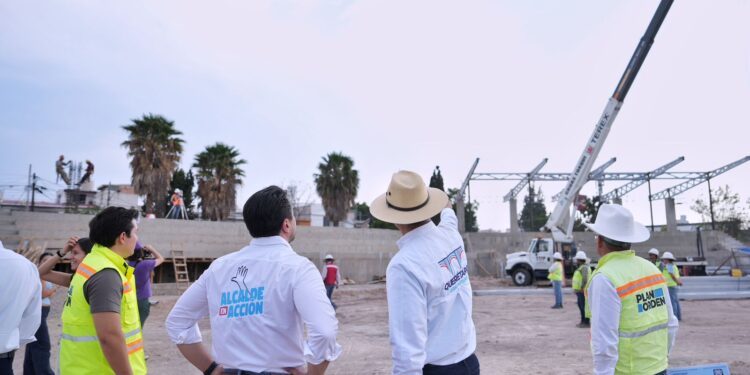 Entrega Felifer avances en rehabilitación de la Unidad Deportiva Josefa Ortiz de Domínguez