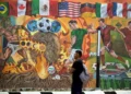 Presume FIFA mural gigantesco en la CDMX
