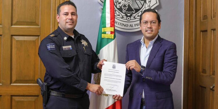 Nombran a Adrián Arroyo Pedraza como secretario de Seguridad Pública de Corregidora