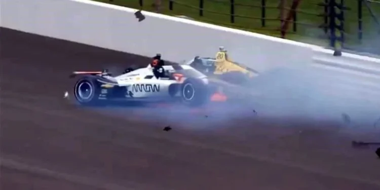 Protagoniza Pato O’Ward accidente en Práctica 7 de Indy 500