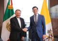 Velasco se reúne con el nuncio apostólico Spiteri para fortalecer cooperación con la Santa Sede