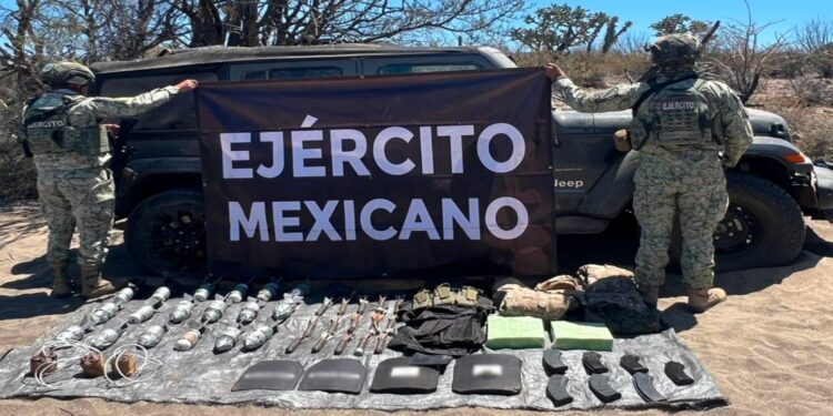 Ejército inhabilita nueve áreas para fabricar drogas sintéticas en Sinaloa