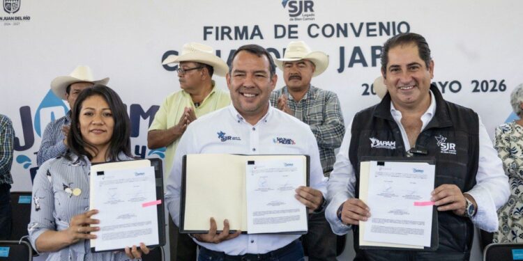 Renuevan convenio de “Raíces del Agua” para fortalecer recarga hídrica en San Juan del Río