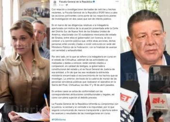 Dice FGR que citó a Maru y a exfiscal Jáuregui en calidad de testigos