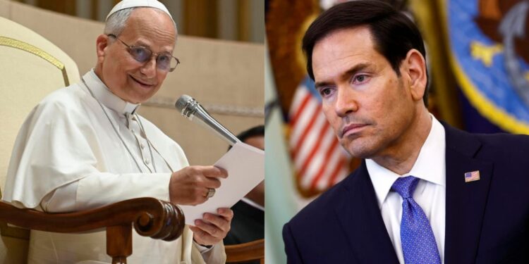 Papa León XIV recibirá a Marco Rubio