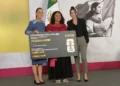 Entrega CSP boleto a mujer que irá al Mundial