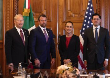 Sheinbaum y el secretario de Seguridad de Estados Unidos acuerdan colaboración bilateral