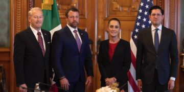 Sheinbaum y el secretario de Seguridad de Estados Unidos acuerdan colaboración bilateral