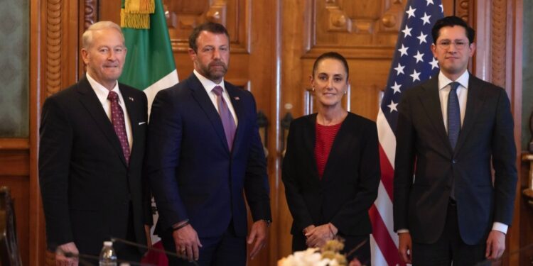 Sheinbaum y el secretario de Seguridad de Estados Unidos acuerdan colaboración bilateral