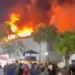 Deja 5 muertos incendio en feria de Tabasco