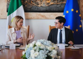 Canciller Velasco se reúne con alta representante de la UE; celebran Diálogo Estratégico