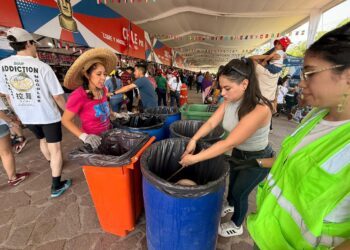 Recupera capital más de 23 toneladas de residuos en el Festival de Comunidades Extranjeras