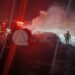 Pacas se incendian en la México-Querétaro; se desprendieron de tractocamión en movimiento